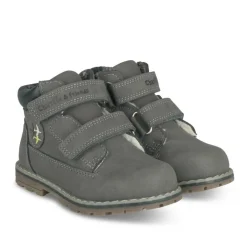 Bottines Montagne GRIS Garçon Motif Uni Scratch