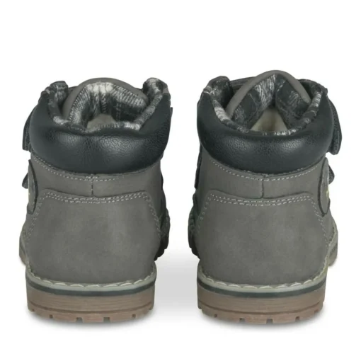 Bottines Montagne GRIS Garçon Motif Uni Scratch