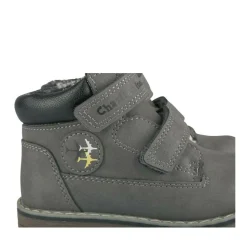 Bottines Montagne GRIS Garçon Motif Uni Scratch