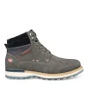 Bottines Montagne GRIS Homme Motif Uni Lacets