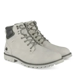 Bottines Montagne GRIS Homme Motif Uni Lacets
