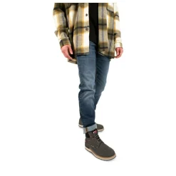 Bottines Montagne GRIS Homme Motif Uni Lacets