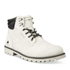 Bottines Montagne GRIS Homme Motif Uni Lacets