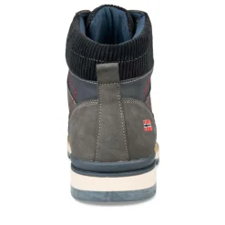Bottines Montagne GRIS Homme Motif Uni Lacets