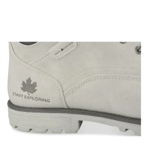 Bottines Montagne GRIS Homme Motif Uni Lacets