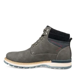Bottines Montagne GRIS Homme Motif Uni Lacets