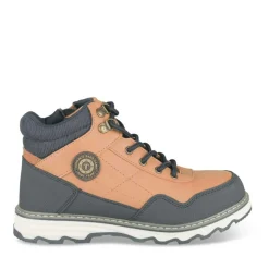 Bottines Montagne JAUNE Garçon Motif Uni Lacets