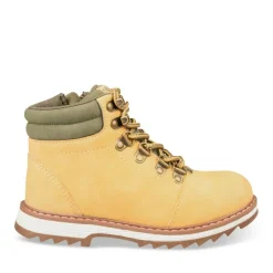 Bottines Montagne JAUNE Garçon Motif Uni Lacets