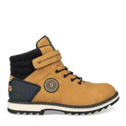 Bottines Montagne JAUNE Garçon Motif Uni Scratch