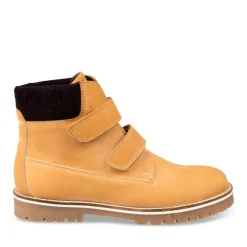 Bottines Montagne JAUNE Garçon CUIR Scratch