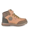 Bottines Montagne JAUNE Garçon Motif Uni Lacets