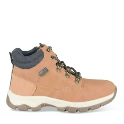 Bottines Montagne JAUNE Garçon Motif Uni Lacets