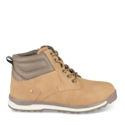 Bottines Montagne JAUNE Garçon Motif Uni Lacets