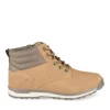 Bottines Montagne JAUNE Garçon Motif Uni Lacets