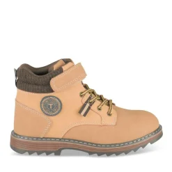 Bottines Montagne JAUNE Garçon Motif Uni Lacets