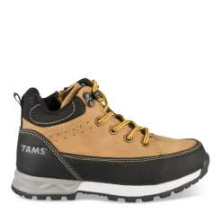 Bottines Montagne JAUNE Garçon Motif Multicolore Lacets