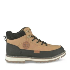 Bottines Montagne JAUNE Garçon Motif Multicolore Lacets