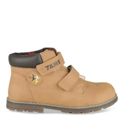 Bottines Montagne JAUNE Garçon Motif Uni Scratch