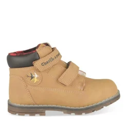 Bottines Montagne JAUNE Garçon Motif Uni Scratch