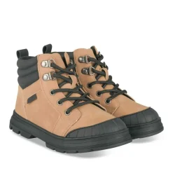 Bottines Montagne JAUNE Garçon Motif Uni Lacets
