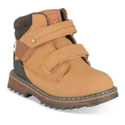 Bottines Montagne JAUNE Garçon Motif Uni Scratch