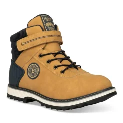 Bottines Montagne JAUNE Garçon Motif Uni Scratch