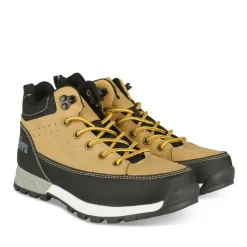 Bottines Montagne JAUNE Garçon Motif Multicolore Lacets