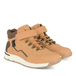 Bottines Montagne JAUNE Garçon Motif Uni Scratch