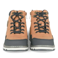 Bottines Montagne JAUNE Garçon Motif Uni Lacets