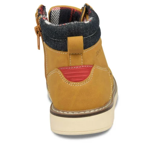 Bottines Montagne JAUNE Garçon Lacets