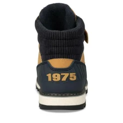 Bottines Montagne JAUNE Garçon Motif Uni Scratch