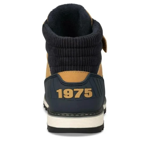Bottines Montagne JAUNE Garçon Motif Uni Scratch