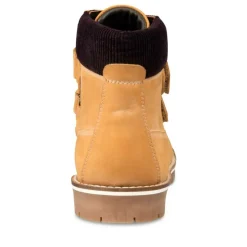 Bottines Montagne JAUNE Garçon CUIR Scratch