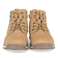 Bottines Montagne JAUNE Garçon Motif Uni Lacets