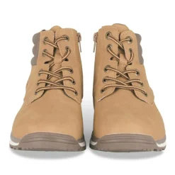Bottines Montagne JAUNE Garçon Motif Uni Lacets