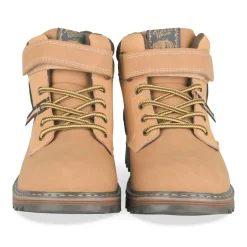 Bottines Montagne JAUNE Garçon Motif Uni Lacets
