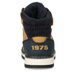 Bottines Montagne JAUNE Garçon Motif Uni Scratch