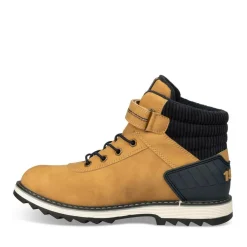 Bottines Montagne JAUNE Garçon Motif Uni Scratch