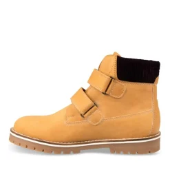 Bottines Montagne JAUNE Garçon CUIR Scratch
