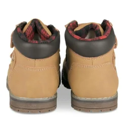Bottines Montagne JAUNE Garçon Motif Uni Scratch