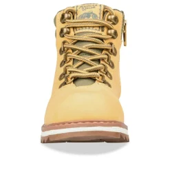 Bottines Montagne JAUNE Garçon Motif Uni Lacets