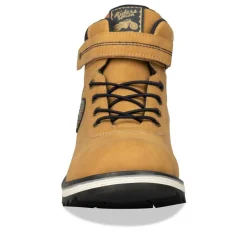 Bottines Montagne JAUNE Garçon Motif Uni Scratch