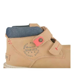 Bottines Montagne JAUNE Garçon Motif Uni Scratch