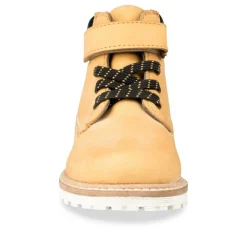 Bottines Montagne JAUNE Garçon CUIR Motif Uni Scratch