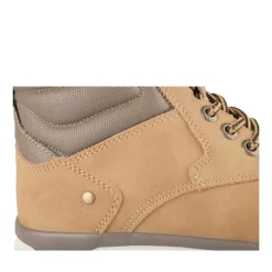 Bottines Montagne JAUNE Garçon Motif Uni Lacets