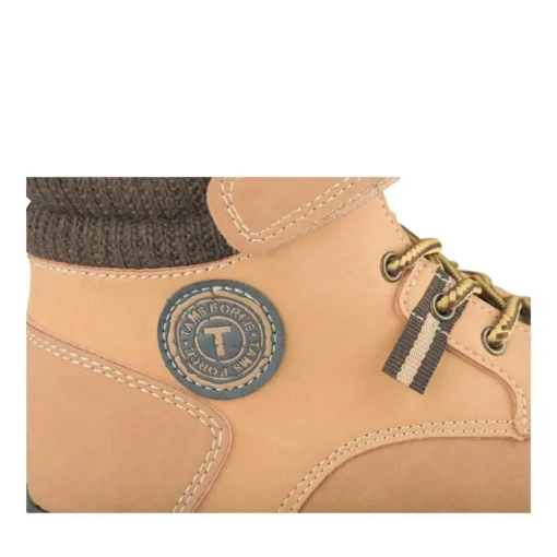 Bottines Montagne JAUNE Garçon Motif Uni Lacets
