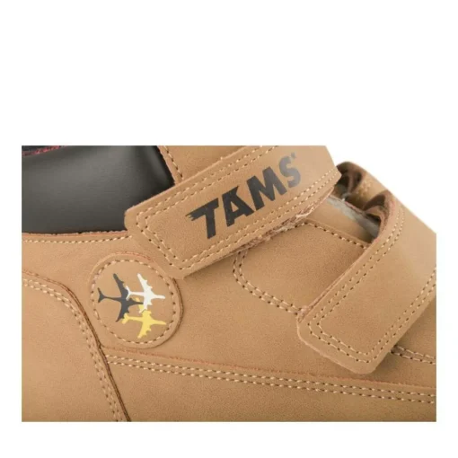 Bottines Montagne JAUNE Garçon Motif Uni Scratch