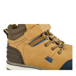 Bottines Montagne JAUNE Garçon Motif Uni Lacets