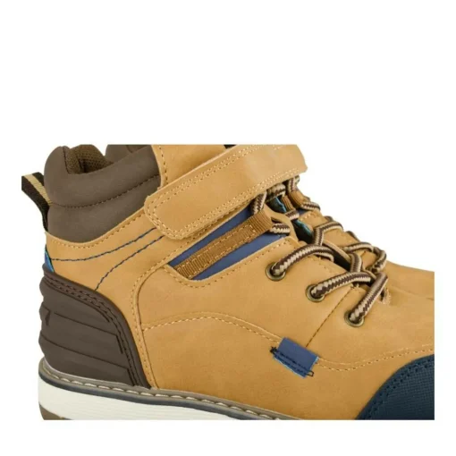 Bottines Montagne JAUNE Garçon Motif Uni Lacets