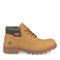 Bottines Montagne JAUNE Homme Lacets